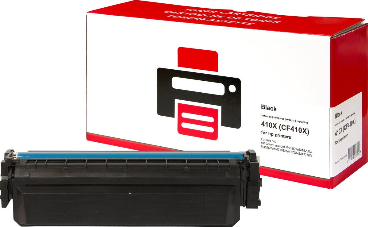 HP 410X (CF410X) toner |Zwart| - Pixeljet